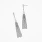 HOURGLASS DROP EARRINGS - Disco Eros Finos -Handmade jewelry pearls crystal gems rings and chains