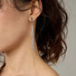 HOURGLASS DROP EARRINGS - Disco Eros Finos -Handmade jewelry pearls crystal gems rings and chains