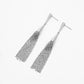 HOURGLASS DROP EARRINGS - Disco Eros Finos -Handmade jewelry pearls crystal gems rings and chains
