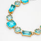 JAMMING JAMMING CRYSTAL BRACELET - Disco Eros Finos -Handmade jewelry pearls crystal gems rings and chains (blue)