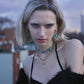JAMMING JAMMING CRYSTAL CHOCKER NECKLACE - Disco Eros Finos - Handmade fashion jewelry gems and chains (blue)