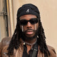 Pearl Tearfall Sunglasses - jet-black sunglasses with droplet freshwater pearls - by Disco Eros Finos aka DEF Jewelry