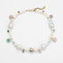 RHYTHM OF THE NIGHT PEARL AND GEM CHOKER - Disco Eros Finos -Handmade jewelry pearls crystal gems rings and chains