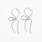 SAILOR BOW EARRINGS - Disco Eros Finos -Handmade jewelry pearls crystal gems rings and chains