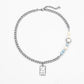 SHOOT FOR THE MOON, LAND AMONG THE STARS NECKLACE - Disco Eros Finos -Handmade jewelry pearls crystal gems rings and chains (Moon)