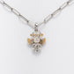 The Eros Necklace - Disco Eros Finos -Handmade jewelry pearls crystal gems rings and chains