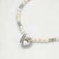 The Evil Eye Locket Pearl Choker - Disco Eros Finos -Handmade jewelry pearls crystal gems rings and chains