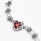 TRAPPED LOVE - THE THORNS BRACELET - Disco Eros Finos -Handmade jewelry pearls crystal gems rings and chains (red)